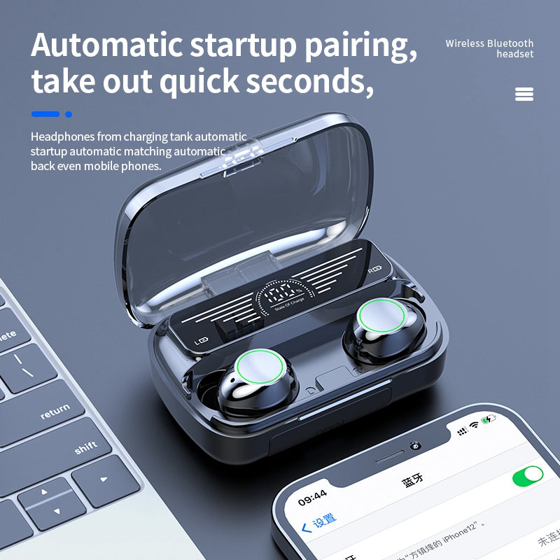 BQ10 Bluetooth 5.3 Headset TWS In-Ear Headphones Intelligent Digital Display Touch Wireless Earbuds BQ10 Bluetooth 5.3 Headset TWS In-Ear Headphones Intelligent Digital Display Touch Wireless Earbuds